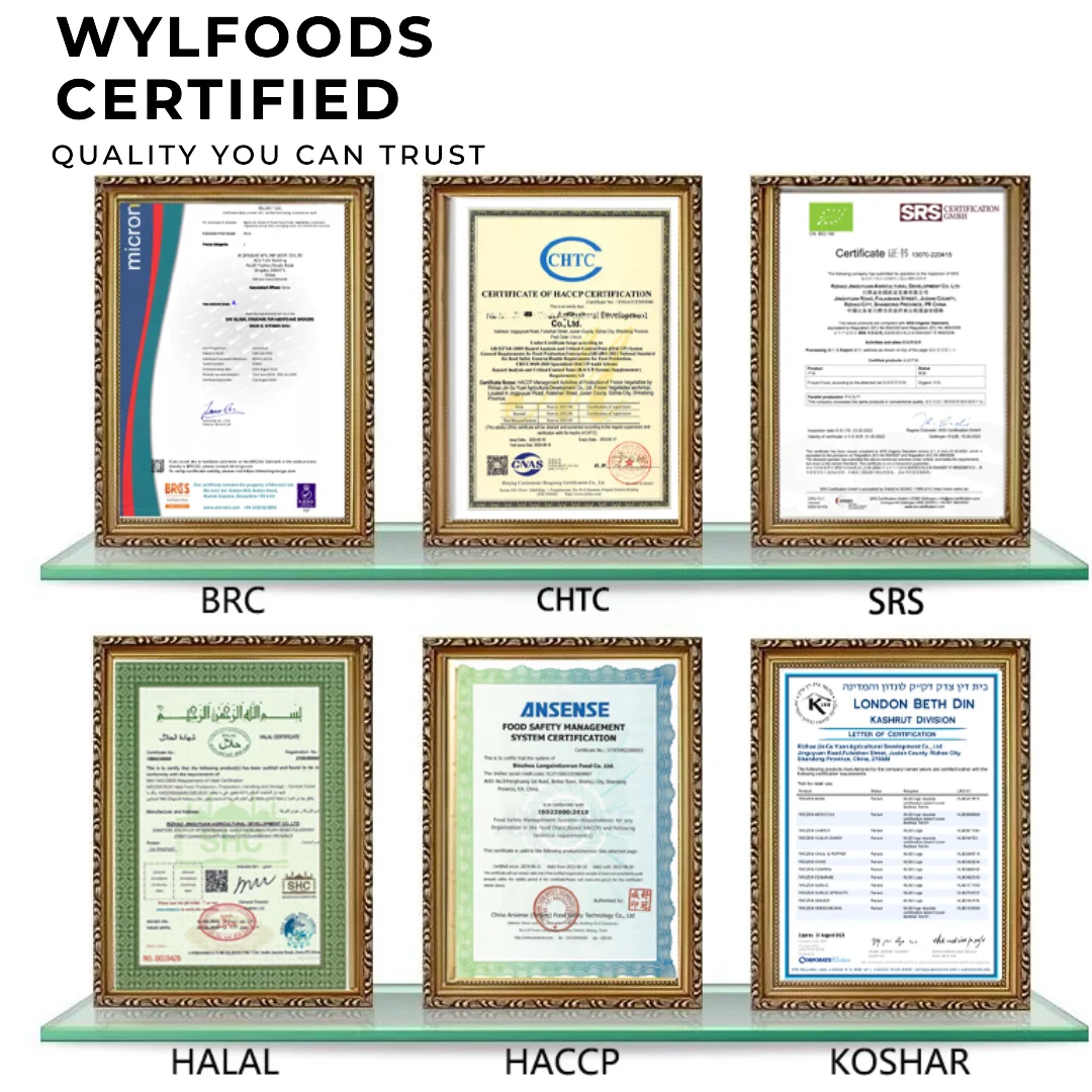 White peach iqf from china with BRC