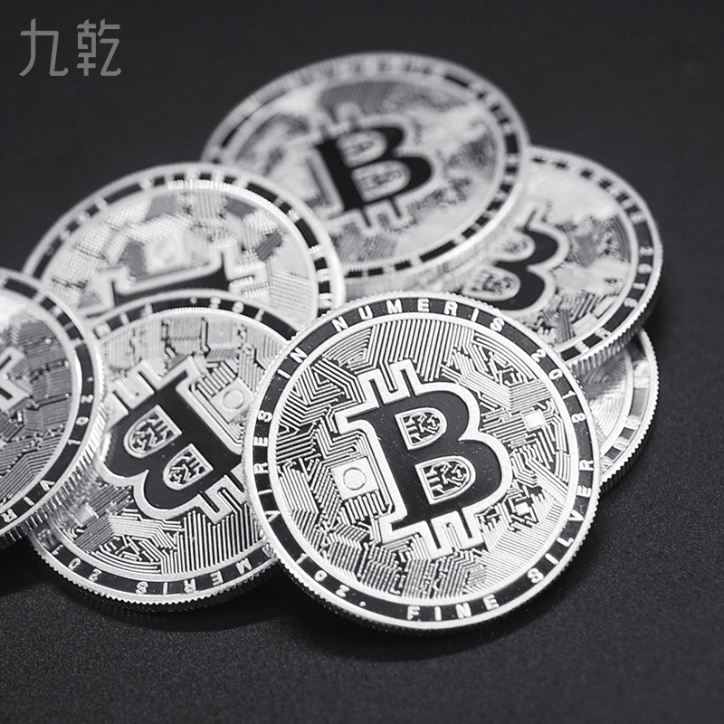  Manufacturer Crypto Silver Coin 999 Fine 1 Ounce Oz Btc Ltc Eth Custom Metal Free Design Oem Odm Welcomed