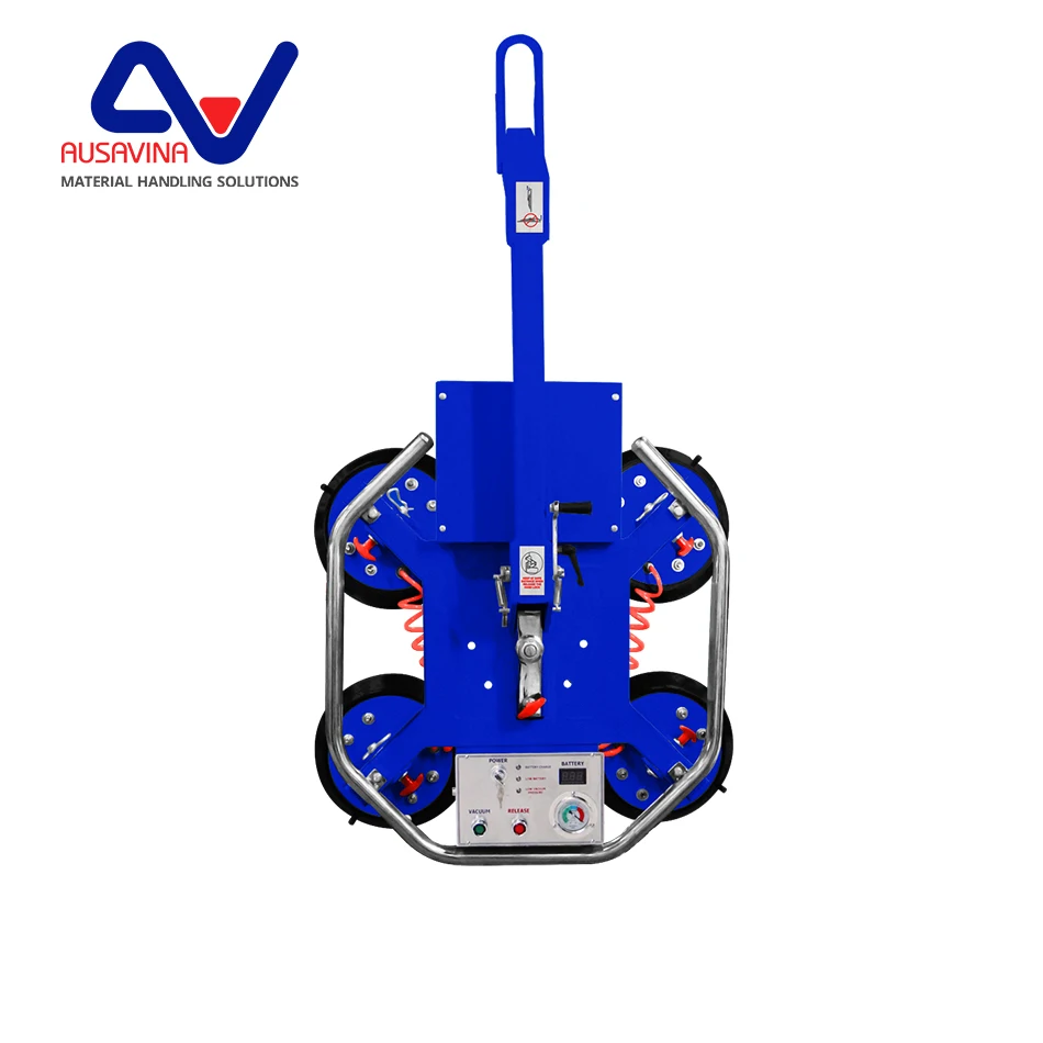 Вакуумный стеклоподъемник AUSAVINA AVL500 темно-синий Вьетнам с онлайн-поддержкой 4 шт. 1685X1310X320 1100 фунтов (500 кг) CE