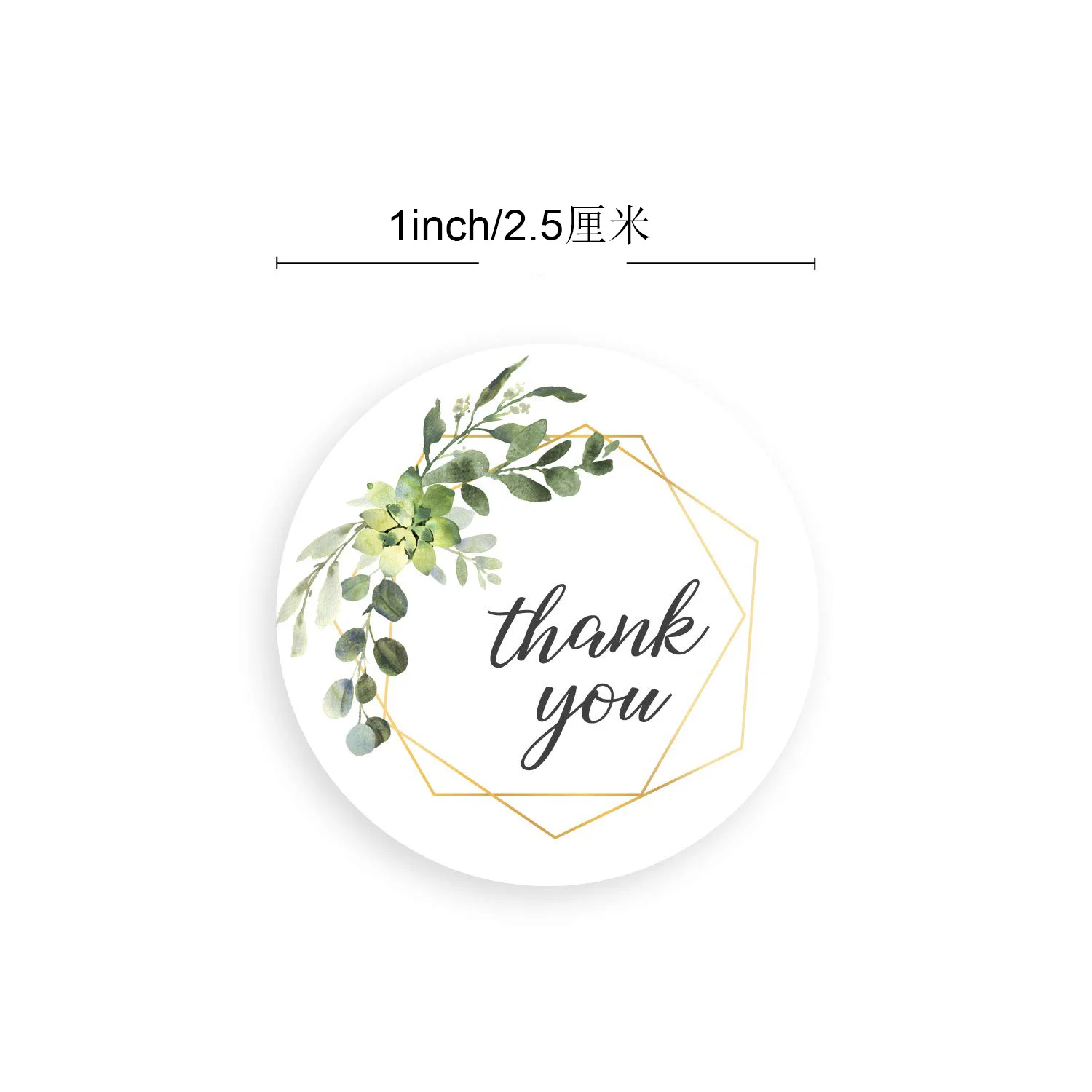 Round Clear Transparent Logo Plastic Vinyl Stickers Label Printing Custom