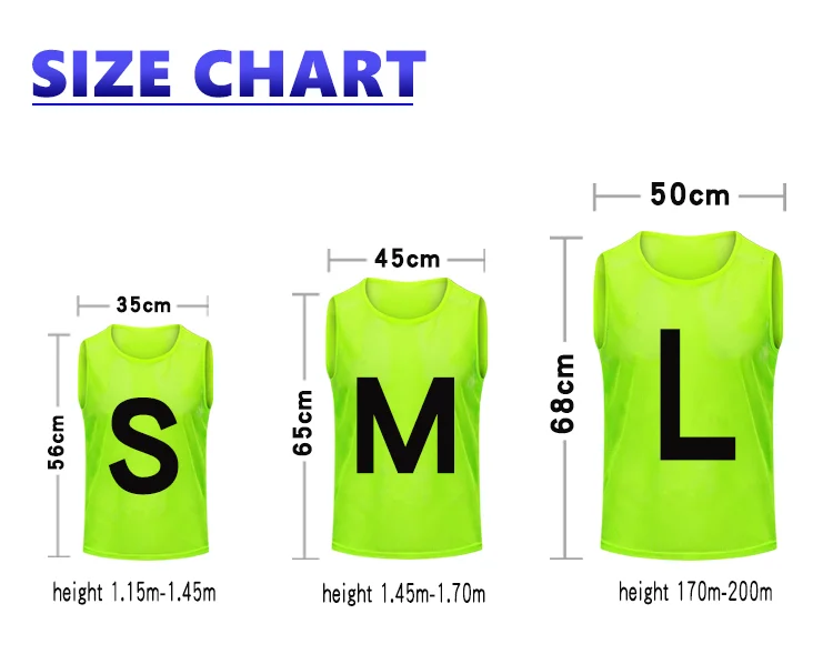 Quick Dry High Quality OEM/ODM soccer football training vest SOCCER sport BIBS soccer training pennie