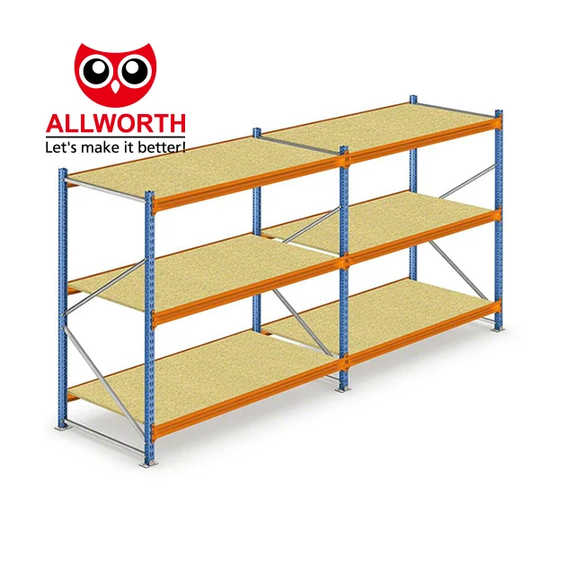 Medium Duty 5 Layers Garage Angle Boltless Shelving Warehouse Storage Rack