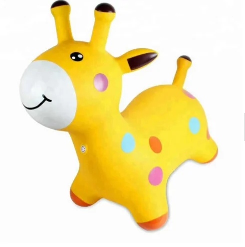 children inflatable toys baby horse PVC Inflatable jumping animal