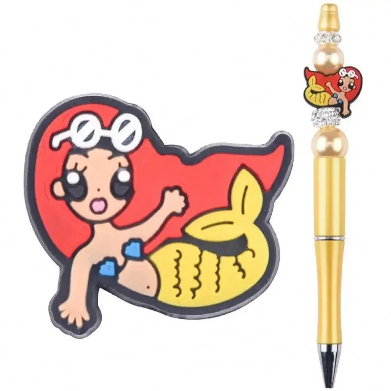 Silicone Beads Wholesale For Pen Making Focal Make Keychain Lanyard Custom Cow Letter Wooden Bead