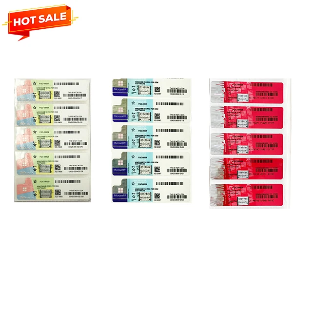 
 W 10 COA Sticker PRO  