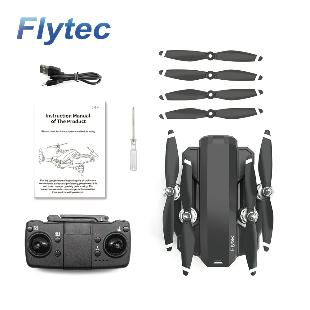  Flytec T15 Профессиональный бесщеточный двигатель RC Дрон с GPS 1080P HD камерой и 20 минут полета VS DJI