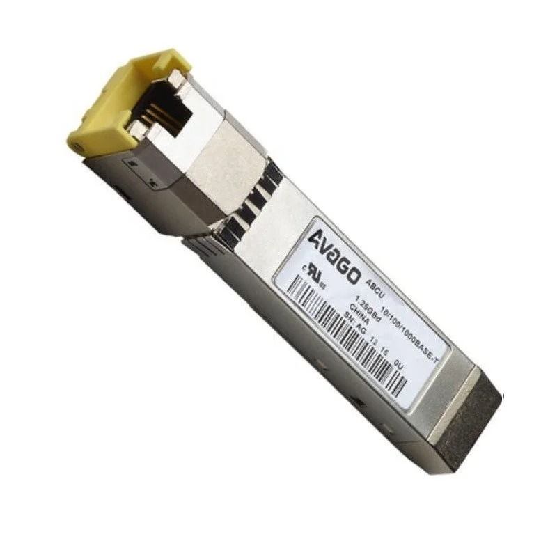AVAGO ABCU-5730ARZ ,10/100/1000BASE-T 1.25 GBd SFP Electrical Transceiver over Category 5 Cable, RJ-45 Copper