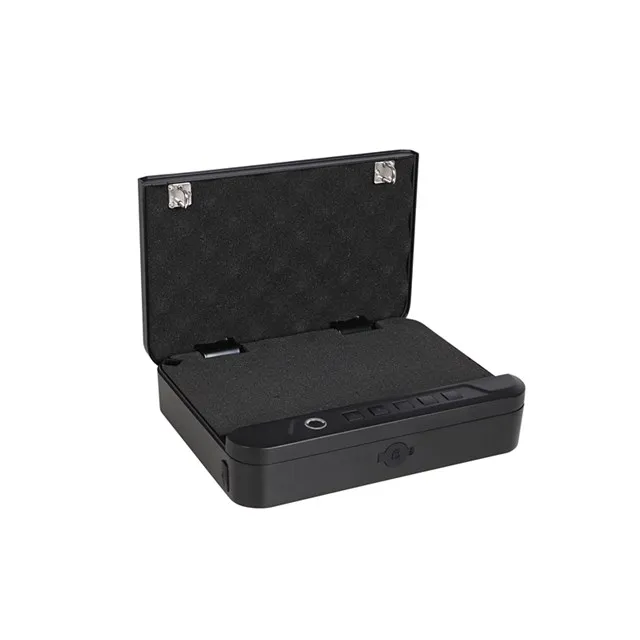 hot sale keyword fingerprint safe aluminium alloy storage watch box hard plastic watch case only box