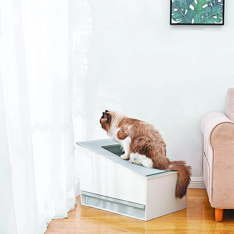 New design multi-function cat litter box automatic self cleaning