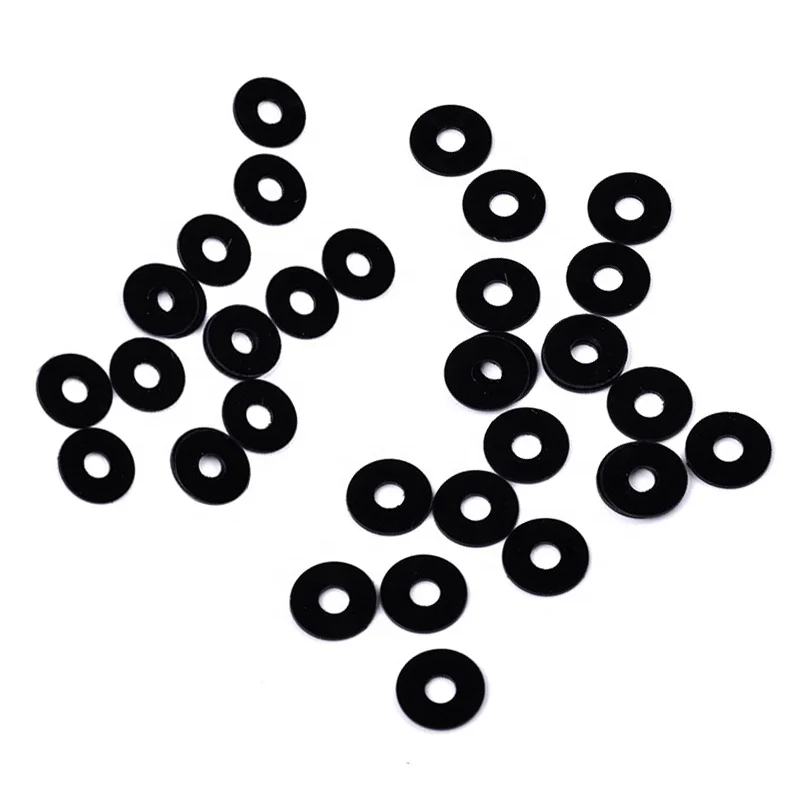 Customized Insulating Nylon Flat Washer Nylon Graphite Gasket Wear-Resistant Gasket