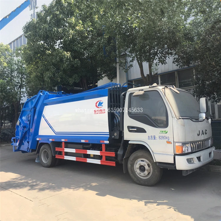 DLQ Famous brand 11m3 12ton sanitation vehicle waste compactors garbage truck