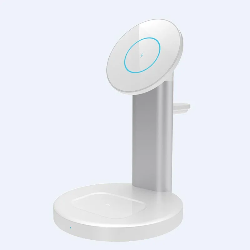 3 in 1 15W magnetic fast wireless mobile phone charger  for iphone