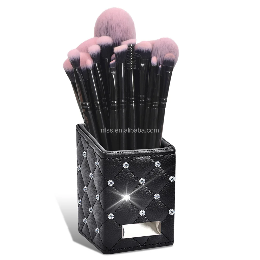 Wholesale 18 pcs Luxury Professional  Cosmetic Brushes Set Tool Custom Logo Make Up High Quality Makeup Brushes Set With Bag