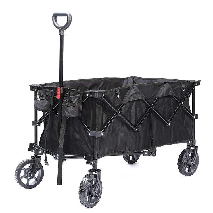 Customize Outdoor Garden Multipurpose Micro Collapsible Foldable Utility Beach Trolley Cart Camping Folding Wagon