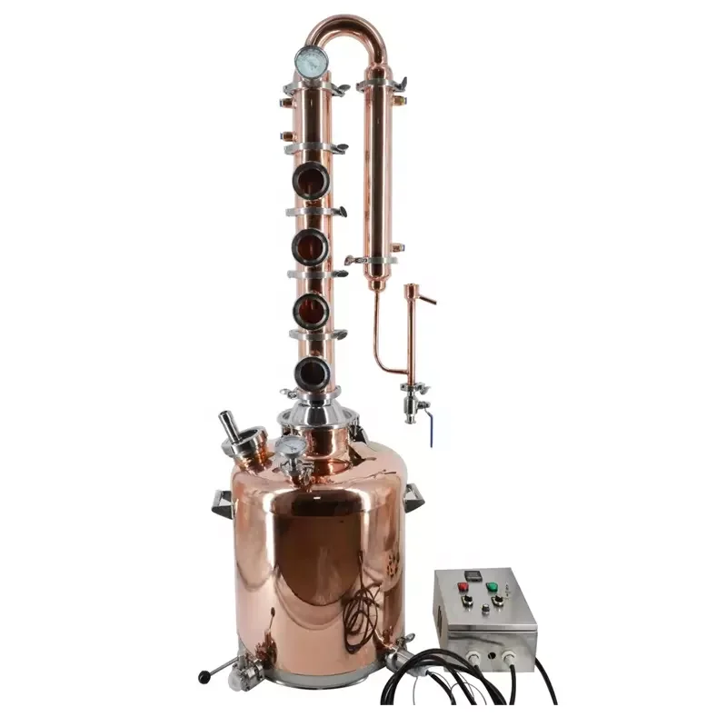 30L 50L 100L alcohol distillation equipment moonshine stills home alembic distiller for sale