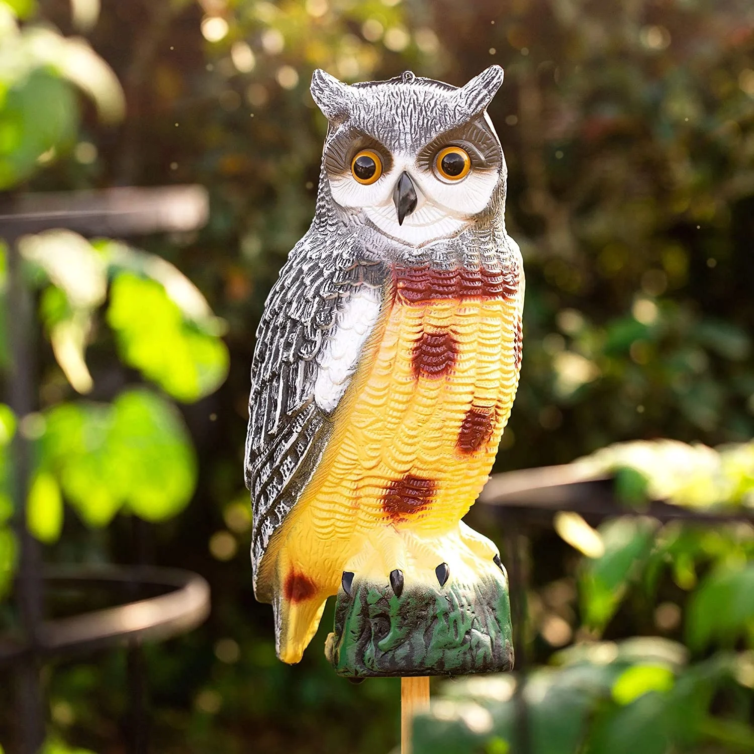 Garden Repellent Protector Decoration Hunting Plastic Owl Decoy