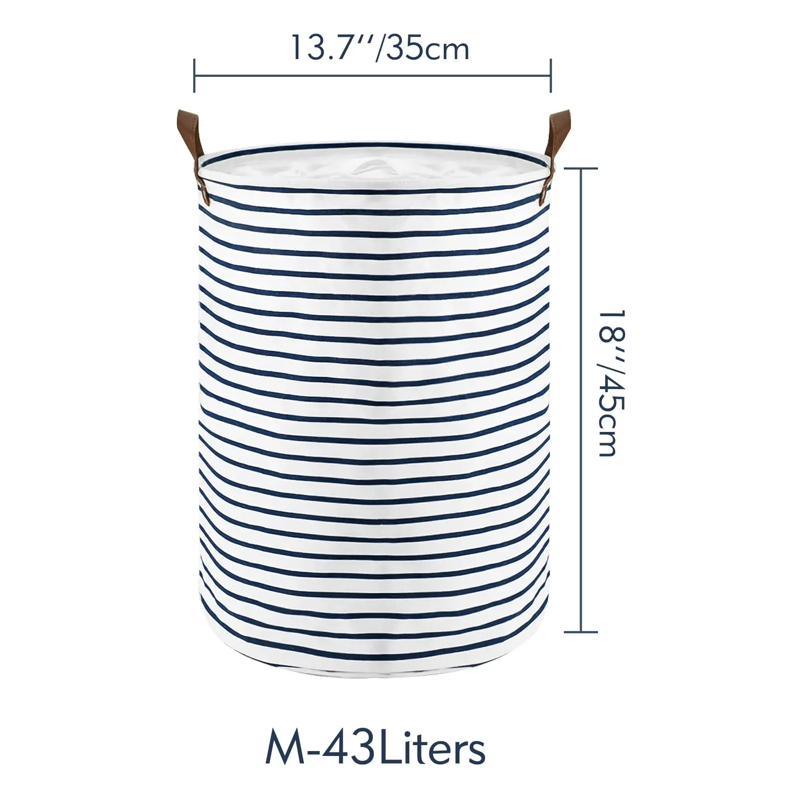 Large Capacity Foldable Laundry Basket with Handle Baby Storage Dirty Laundry Basket