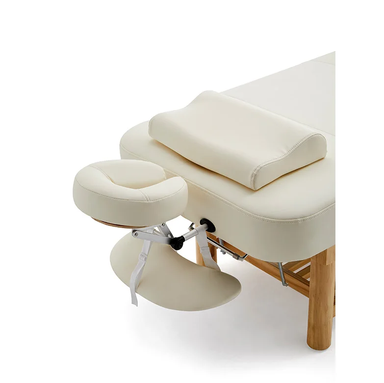 Hight quality beauty salon furniture wooden facial bed fashion designs body massage table  beauty bed for sale