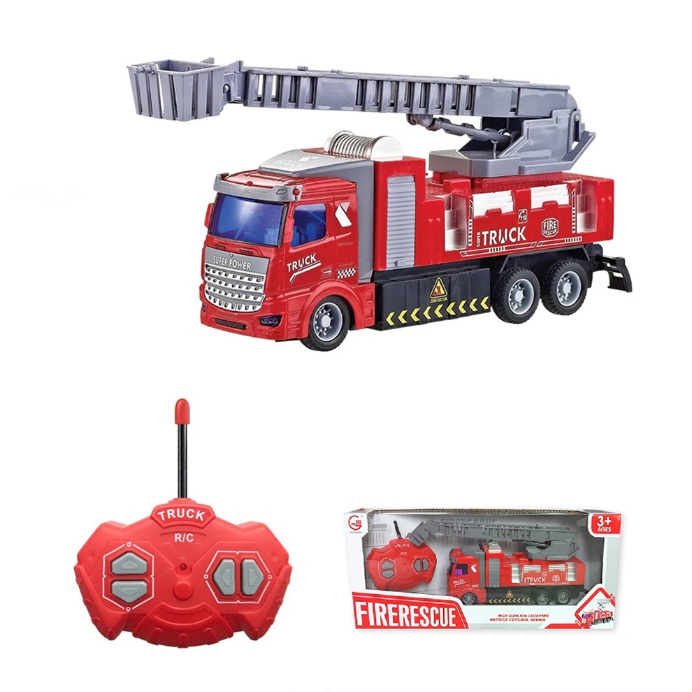 Toy Model Fire Trucks For Child Remote Control Fire Truck Toy With BIS