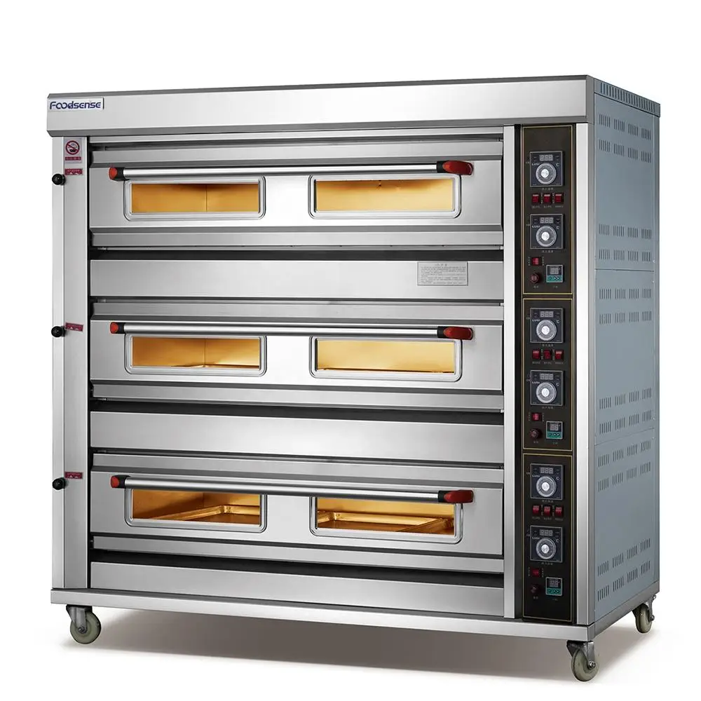 Top sale industry china wholesale industrial oven 3 deck the industry china wholesale rotary tandoori oven