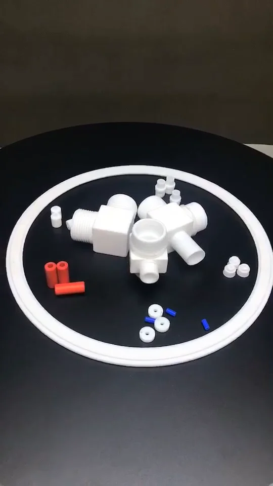 Пластик F4 Фланцевая прокладка ptfe обрабатываемая Часть Cnc фрезерная техника Ptfe Запасные детали для токарной обработки от производителя