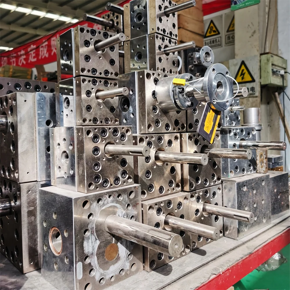 melt pump for laboratory cast extrusion with 2 layers to produce PE PP PLA etc