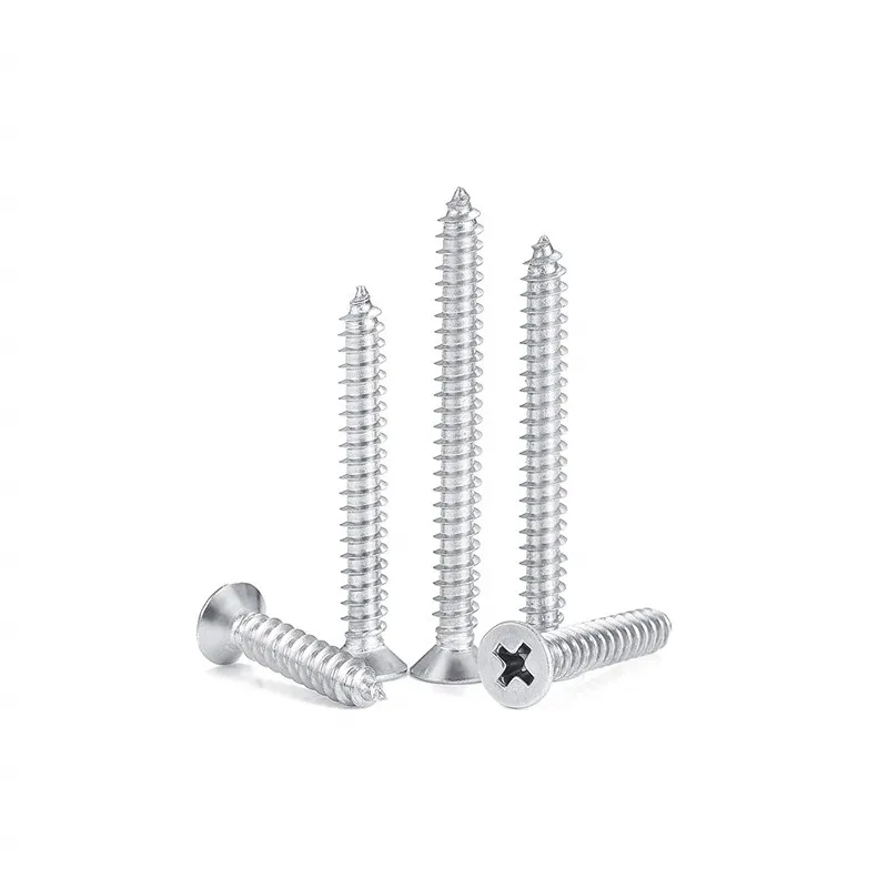 304 Stainless Steel Self-tapping Screw Set M4.2 Phillips Countersunk Head Self Tapping Screw for Metal