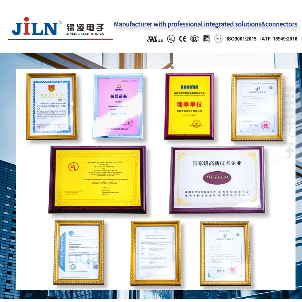 Jiln Electronic Connector Male Tin PCB Mini Micro Jst 1.25 Ph 2 Pin Connectors Male Femal PH/XH 180 Degree Wafer White 2.5 JST