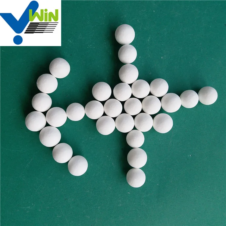 99% Alumina Ceramic Beads Inert Porcelain Media Balls for Support Catalyst