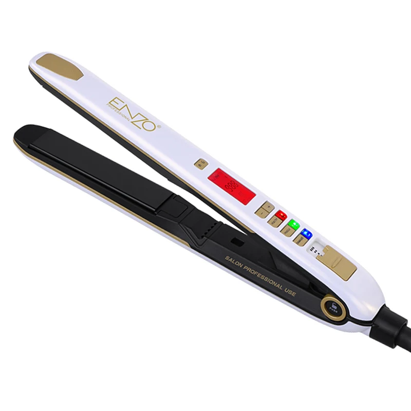 ENZO New Hair Flat Iron Electric Hair Straightener Professional Hair Straightener Instant Heating Flat Iron For Salon