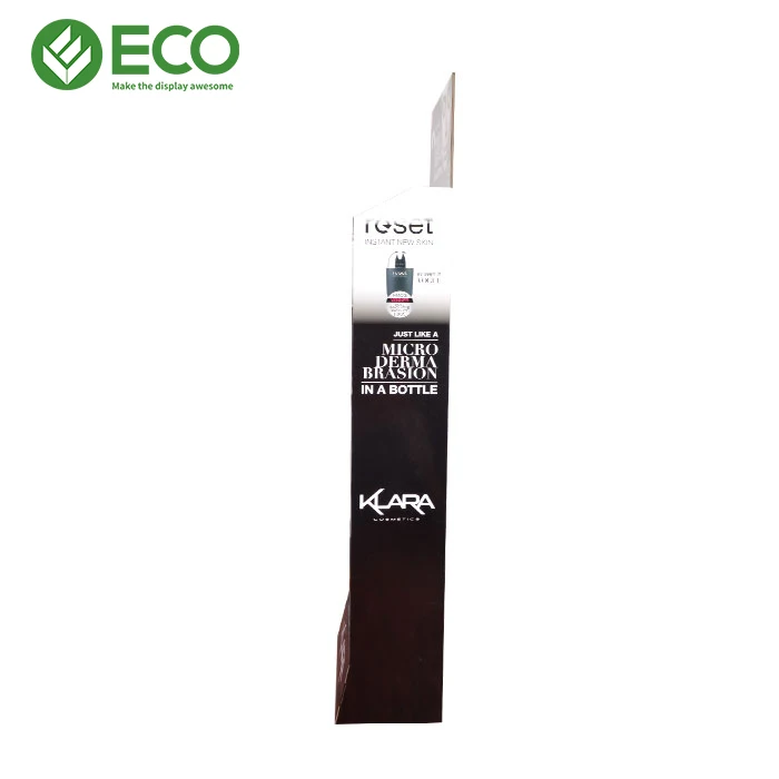 High Quality Cosmetics Display Rack Cardboard Floor Makeup Display Stand