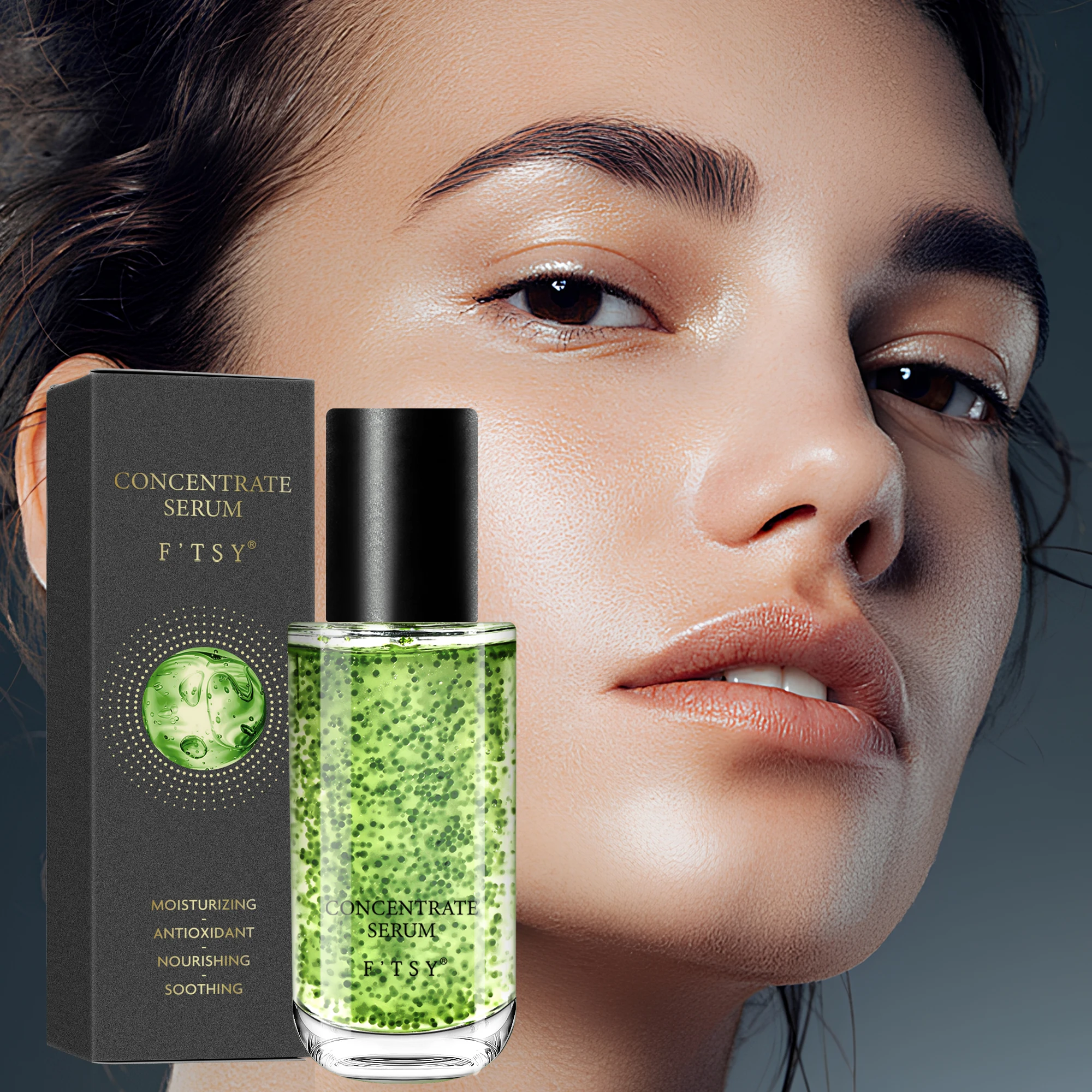 Private Label Top Quality Luxury Resurrection Plant Niacinamide Antioxidants Anti Aging Wrinkle Concentrate Face Serum