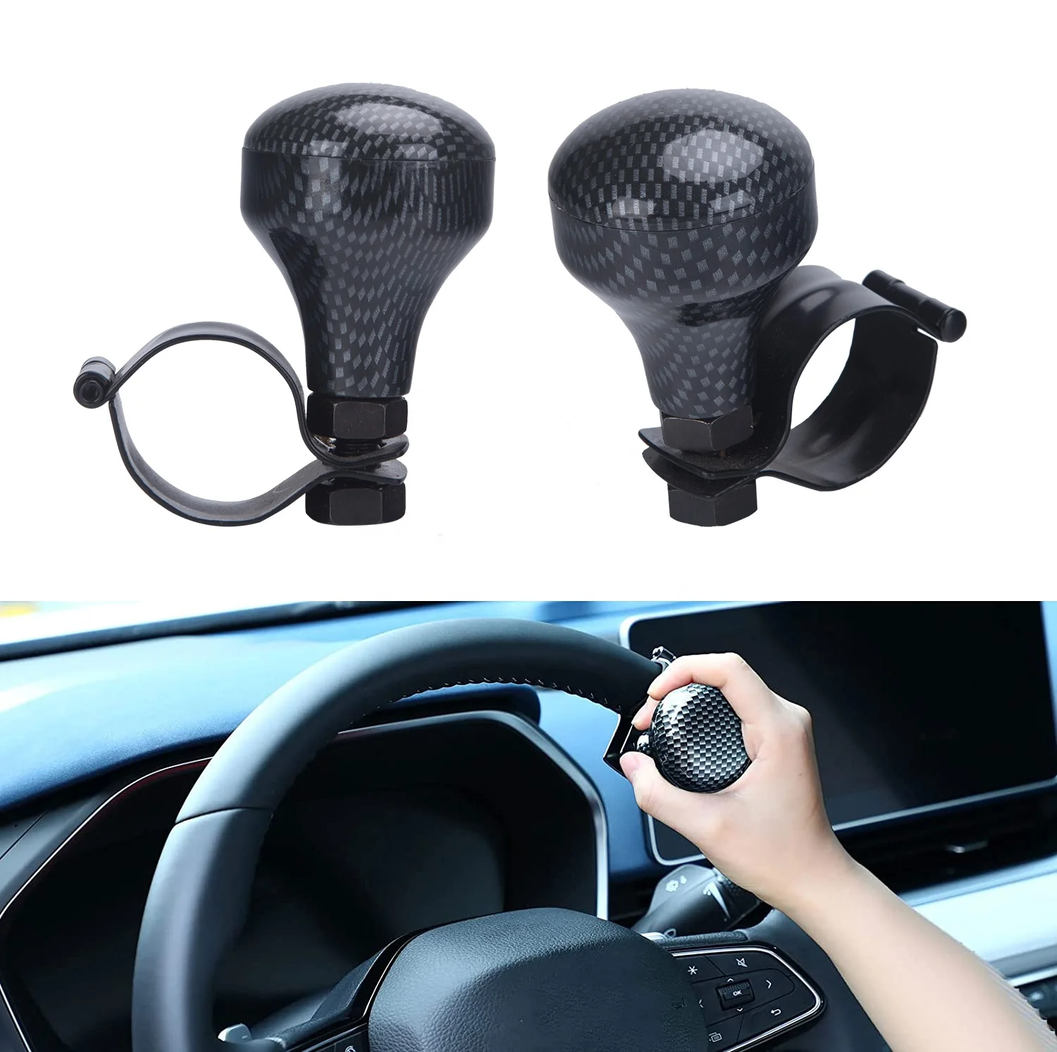 Handle Hand Control Ball Auxiliary Wheel Automatic Rotary Car Steering Wheel Booster Knob