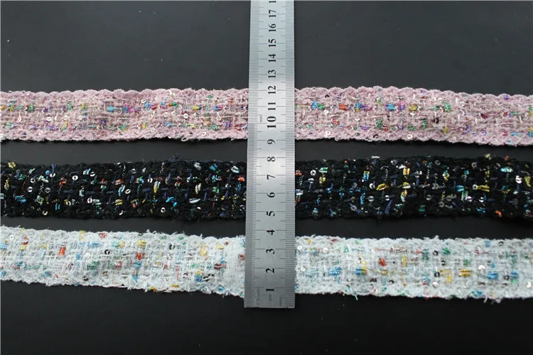 custom 35mm elastic weave garment jacquard ribbon for decoration