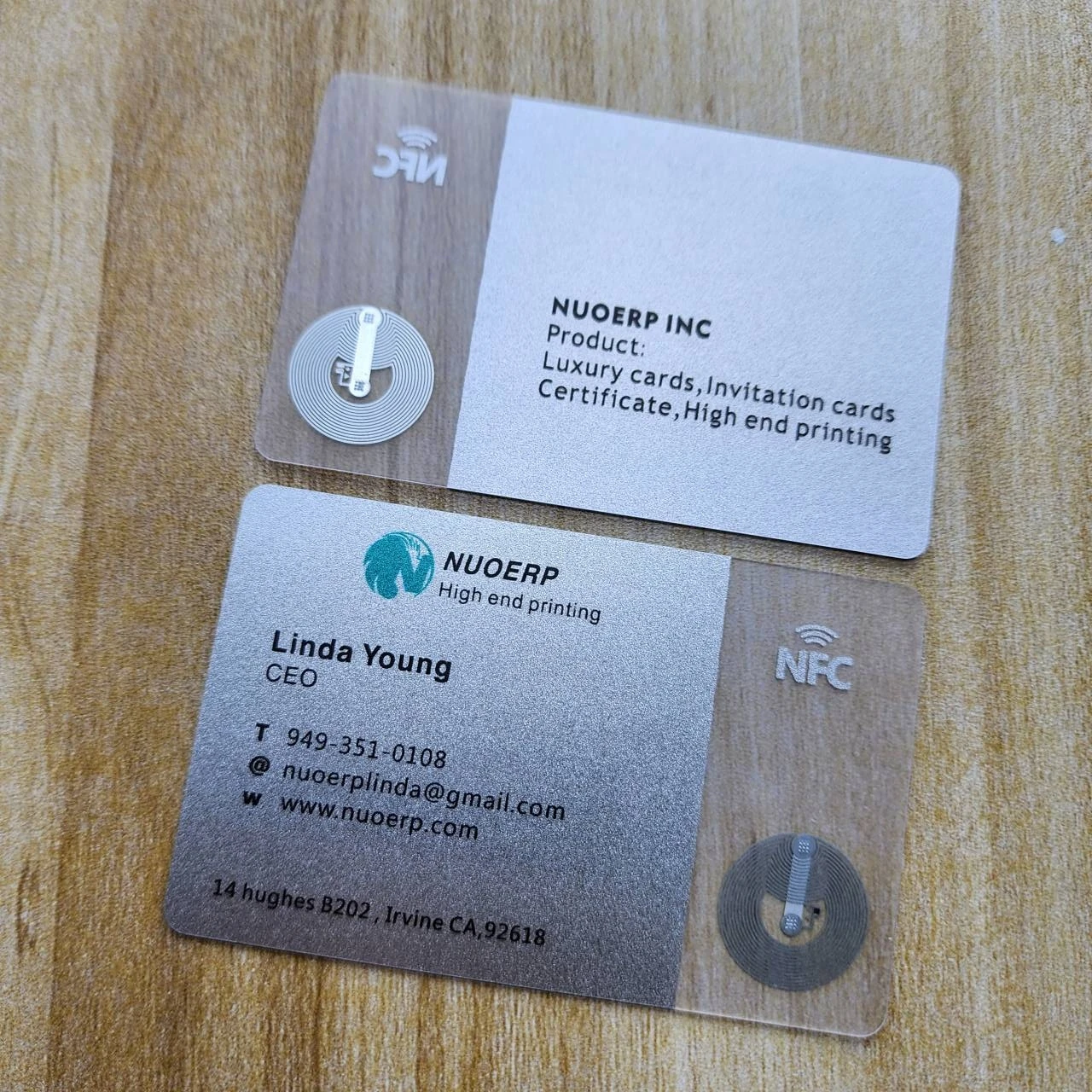 Free Sample NFC Card Custom NFC Membership Card/Business Card/Gift Card