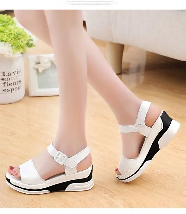 NEW Sandals Female Shoes Summer New Anti-Slip Wedge Heel Sandals Fashion Casual Shoes For Women