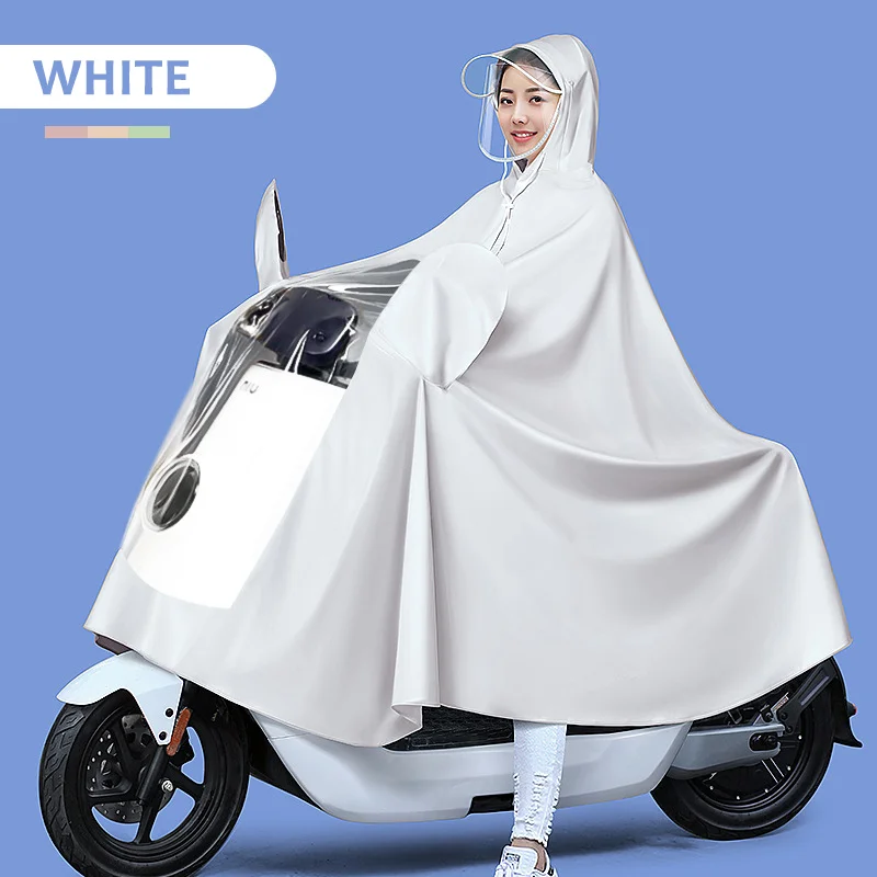 New Fashion Unisex Men Female Waterproof Quick-dry Poncho Raincoat for Electric Bike