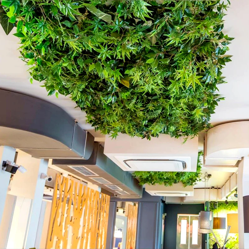 Artificial plants for wall floor and ceiling decoration