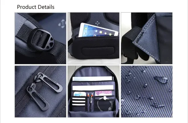 New designer Kingsons college student bag laptop case sport cooler backpack