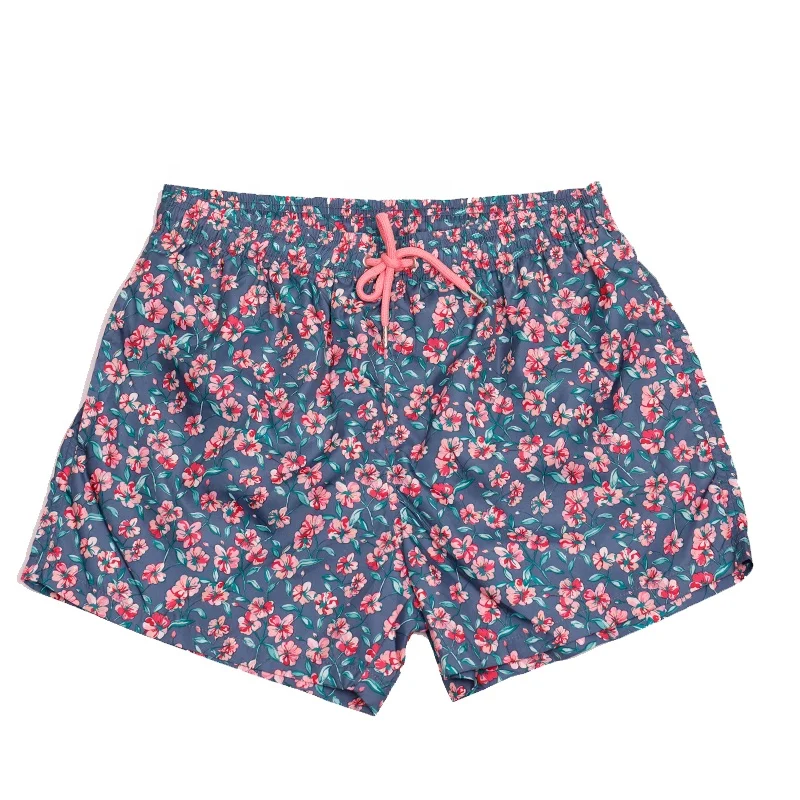 100% Polyester Waterproof Swimsuit Fashion Swim Shorts  For Beach men