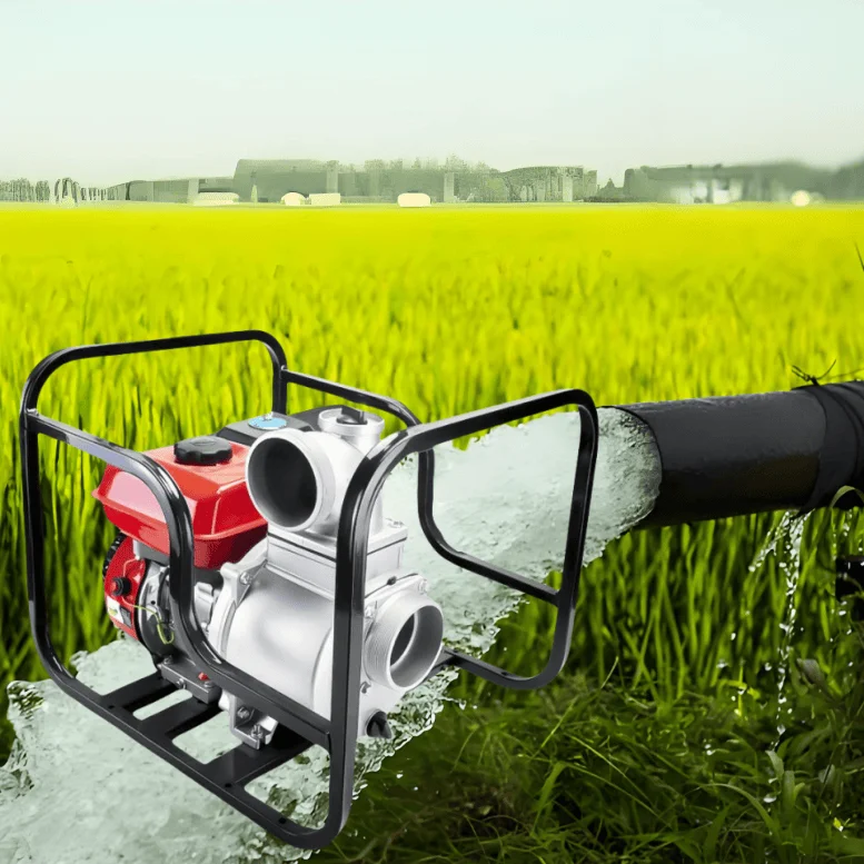 Agricultural irrigation, flood control and rescue, high-quality portable gasoline powered water pumps