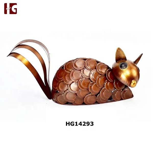 Iron Metal deer Art Sculpture Home indoor outdoor metal animal Decor