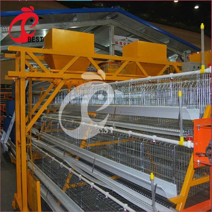 New Design Poultry Laying Hen Galvanized Used Cages for Saleh-type Broiler Chicken Cage with High