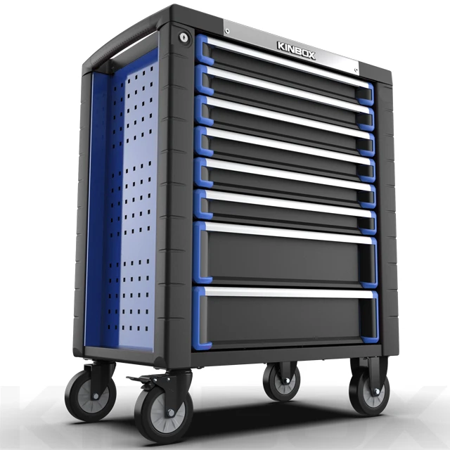 
Ningbo Kinbox 8 Drawer Professional Mechanical Hand Tool Rolling Chest Trolley,Garage Storage Boxes 