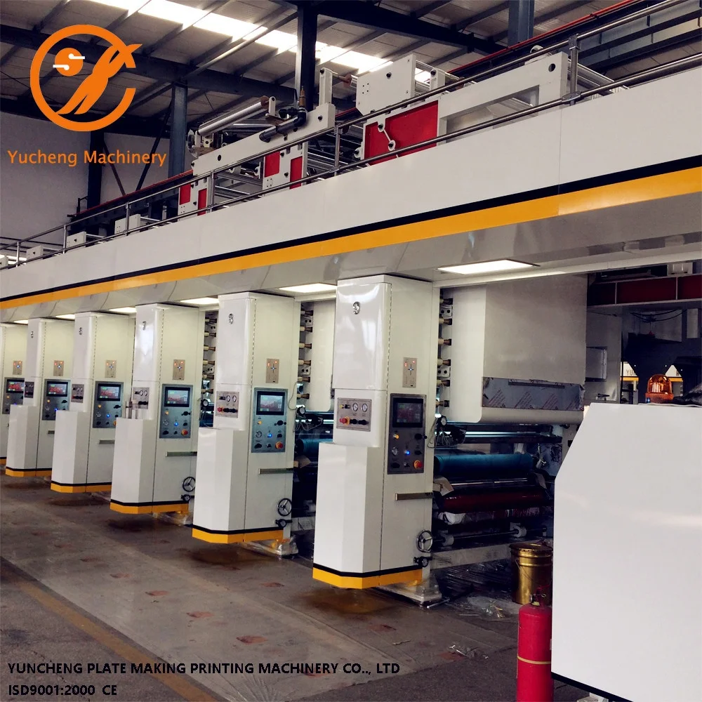 New Design PVC Film Shrink Sleeve Label Rotogravure Printing Machine For Printing