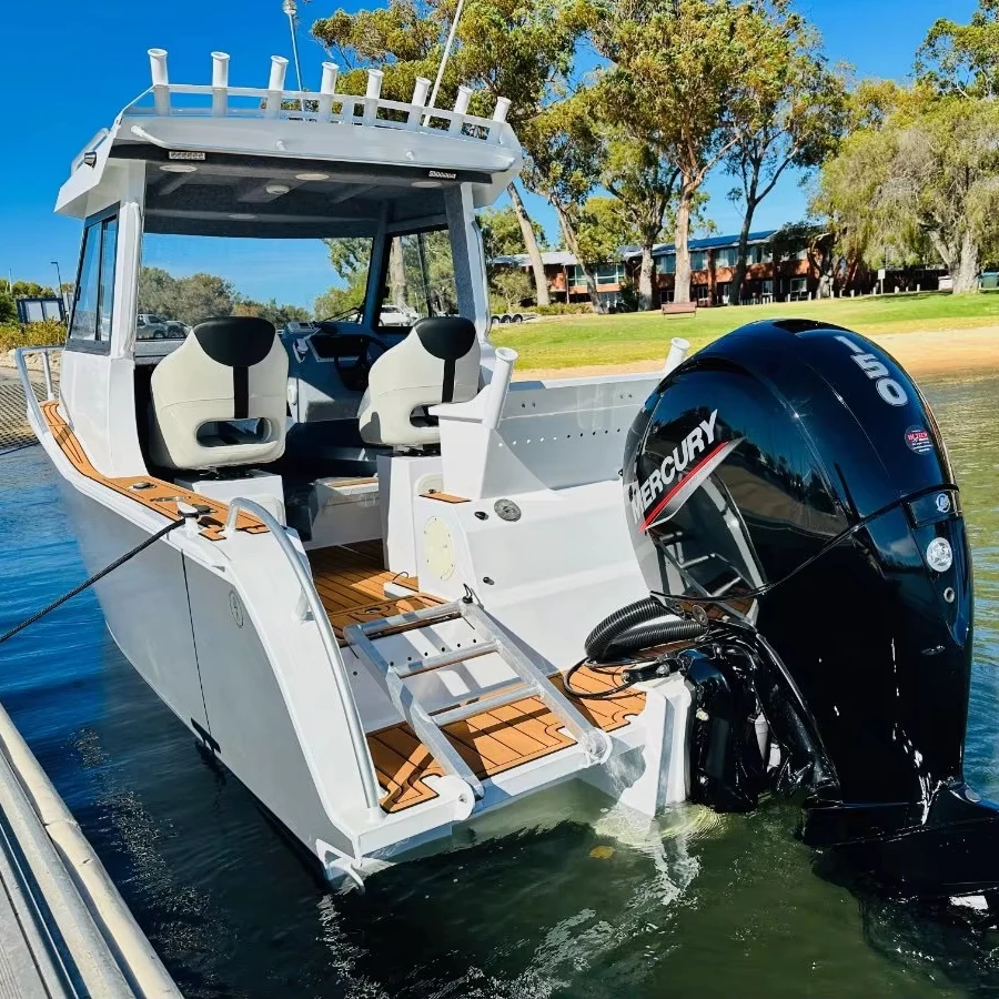 Gospel boat 20FT 6.25m Cheap Yacht Luxury Speed Surfing Cabin Cruiser Outboard Motor Fishing Boats Aluminum