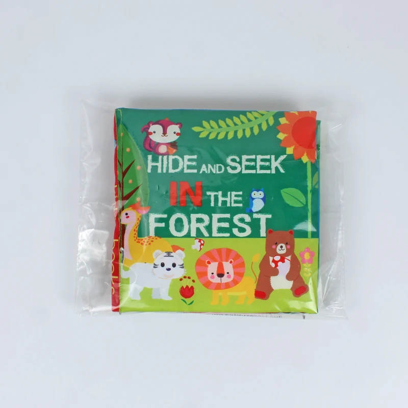 EN71 CPC Certification Multifunctional tail cloth book educational toy book baby cloth book D141