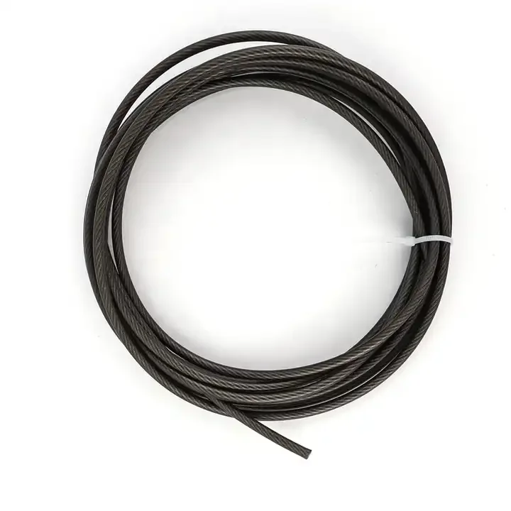 PVC coated steel wire rope for electric cable clothesline greenhouse cable hanging belt trope
