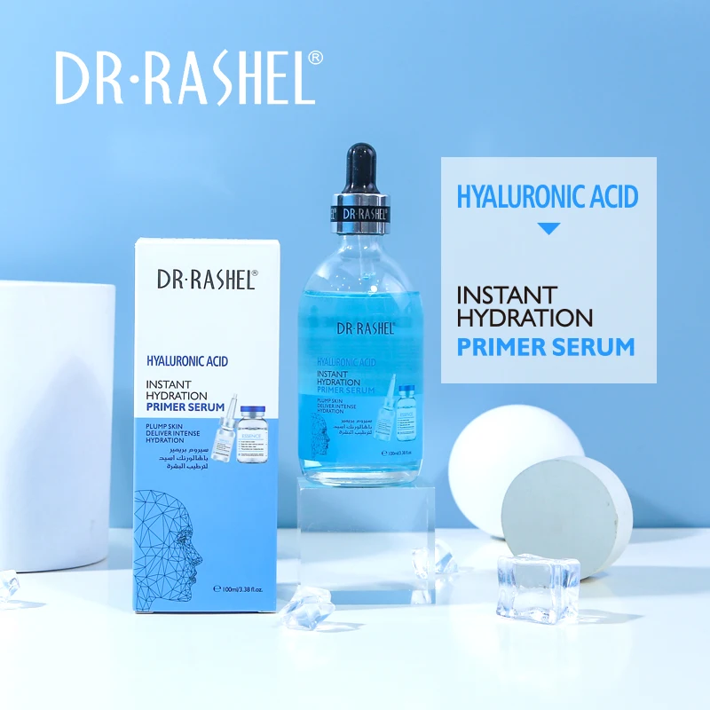 Dr Rashel Hyaluronic Acid Primer Serum 100ml Moisturizing Purifying Restoring Hydrating Facial Care