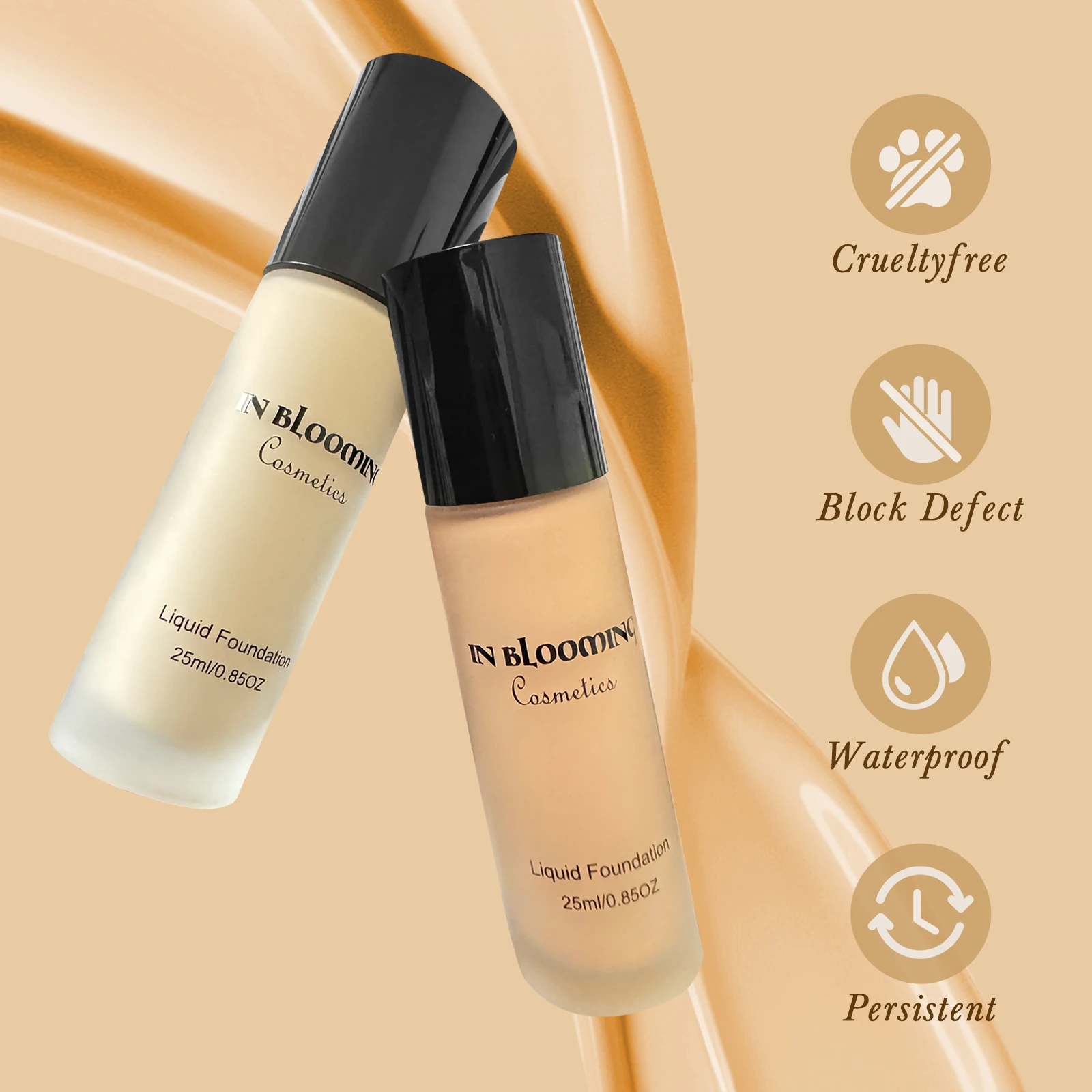 Good Quality Concealer Moisturizing Beauty 25ML Matte Foundation Makeup Liquid